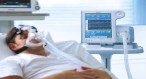 Применение аппарата ИВЛ Philips Respironics V60 с лицевой маской для неинвазивной вентиляции