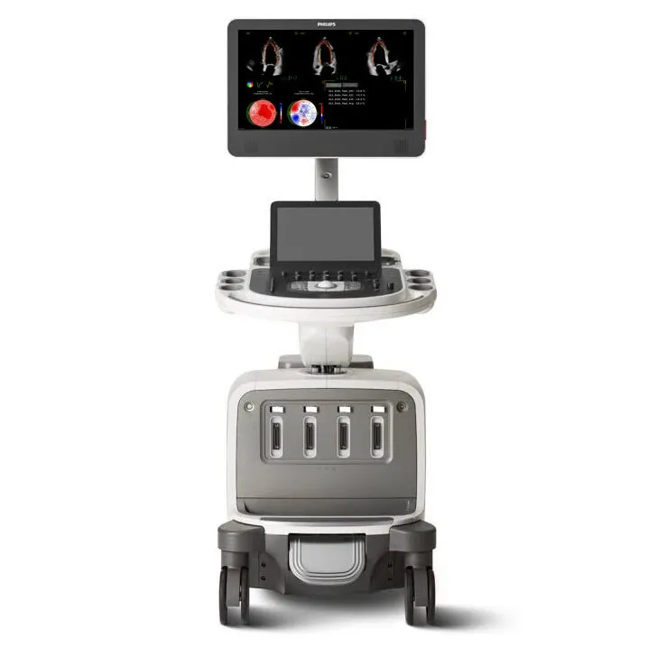 Philips Epiq CVx4 Кардиологический УЗИ-аппарат Philips EPIQ CVx премиум-класса с 21.5-дюймовым OLED-экраном и 4 портами для датчиков