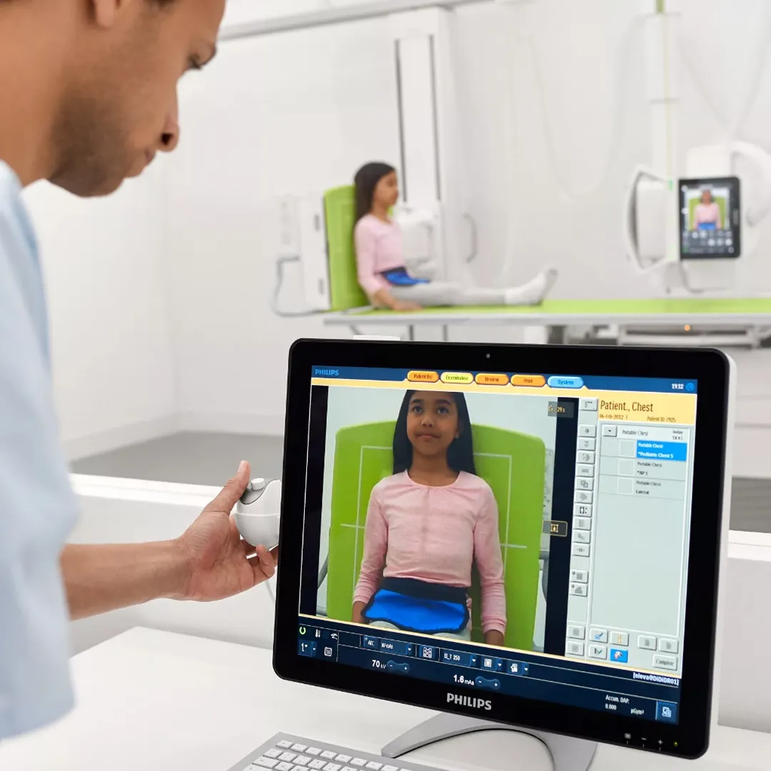 Philips DigitalDiagnost C90_2 Сенсорный интерфейс управления Eleva на рабочей станции Philips DigitalDiagnost C90