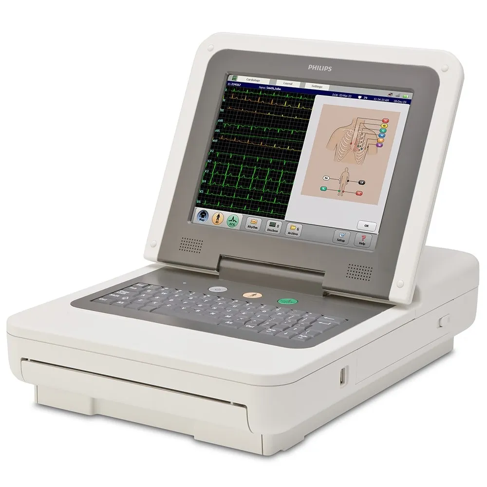 Philips PageWriter TC50 Philips PageWriter TC50 компактный 12-канальный электрокардиограф общий вид