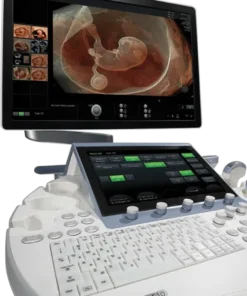 GE Voluson E10 с 23-дюймовым OLED-монитором и 12-дюймовой сенсорной панелью