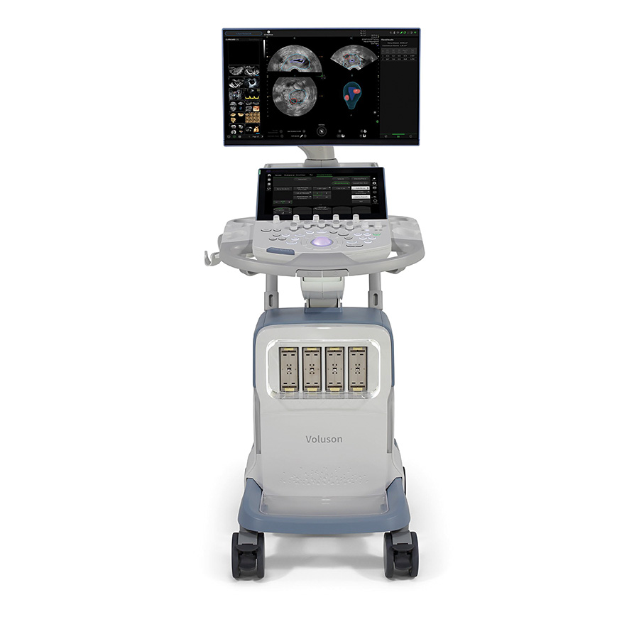 GE Voluson Signature 18 4 УЗИ аппарат GE Voluson Signature 18 экспертного класса с 23.8-дюймовым экраном и 3 портами для датчиков