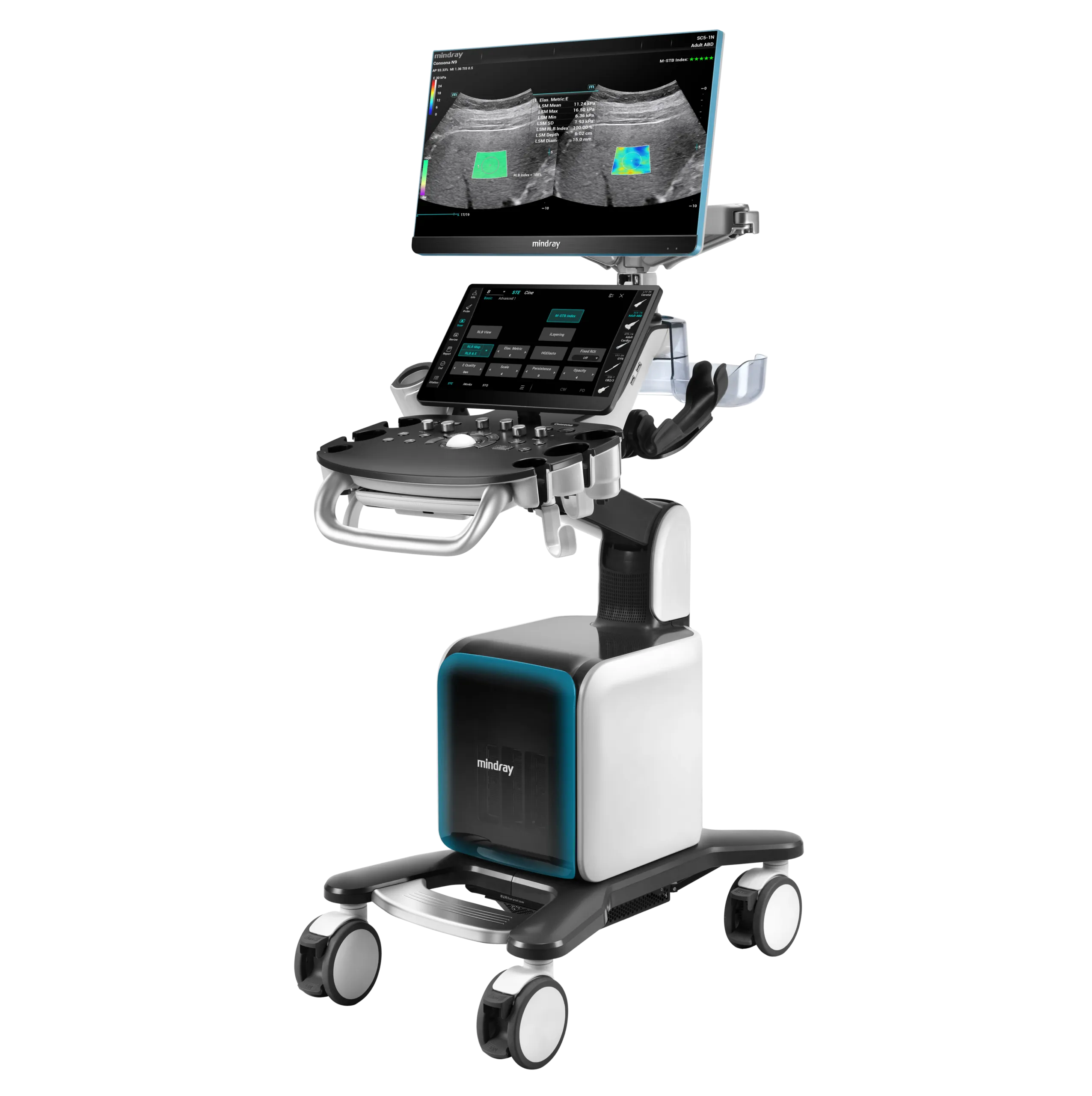 N9 (1) Флагманский УЗИ аппарат Mindray Consona N9 с 23.8-дюймовым безрамочным Full HD-экраном и 5 портами для датчиков