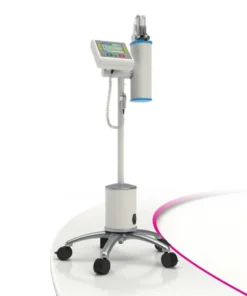 Одноколбовый инжектор для ангиографии и КТ Medtron Accutron HP на передвижном штативе — общий вид