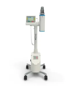 Инжектор для ангиографии и КТ Medtron Accutron HP — вид спереди с инъекционным блоком