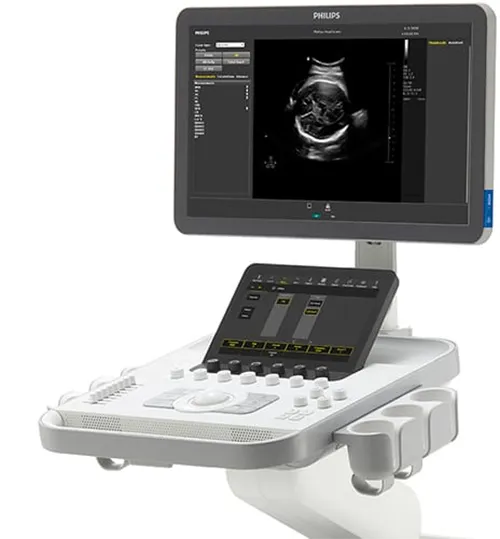 design-award_philips 3300 Эргономичная панель управления с выдвижной клавиатурой и подогревателем геля с регулировкой температуры ультразвуковой системы Philips 3300